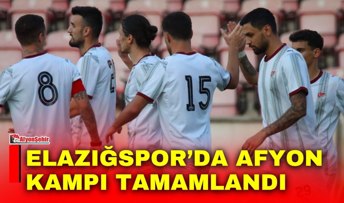 Elazığspor’da Afyon kampı tamamlandı Elazığspor’da 27 Temmuz’da Afyon’da başlayan kamp sona erdi. Elazığspor’da yeni