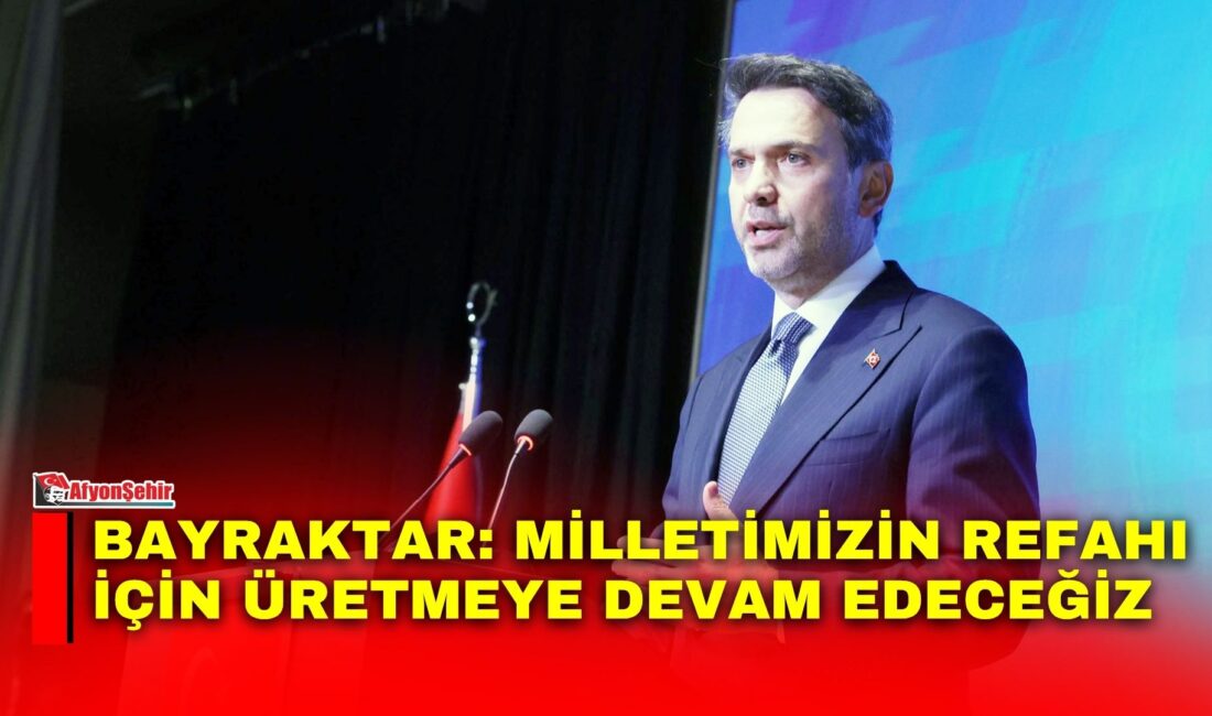 Enerji ve Tabii Kaynaklar Bakanı Alparslan Bayraktar, “Türk mühendisliğinin gücünü