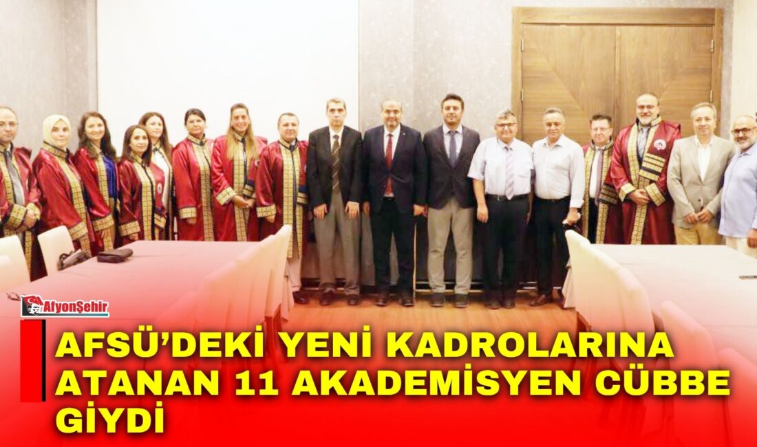 Afyonkarahisar Sağlık Bilimleri Üniversitesi (AFSÜ) Yönetim Kurulu kararıyla kadro atamaları