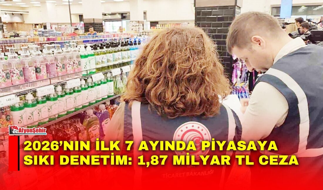 Ticaret Bakanlığı, 2026 yılının ilk 7 ayındaki piyasa denetim bilançosunu
