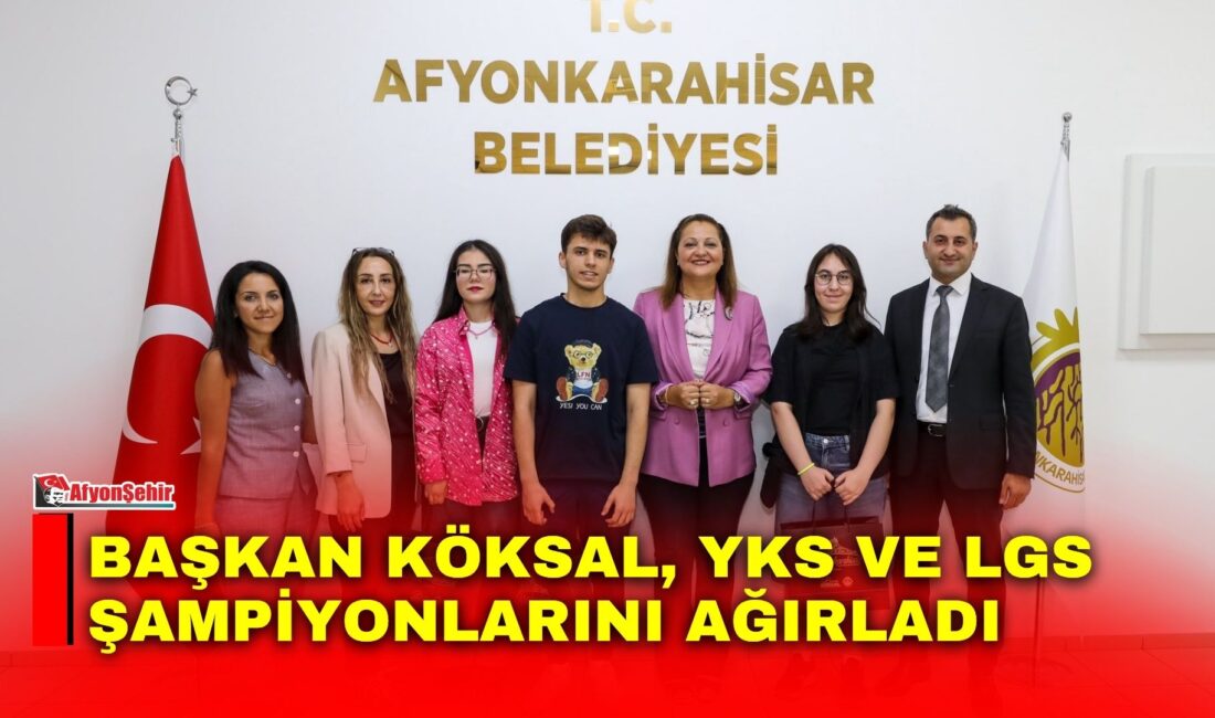 Afyonkarahisar Belediye Başkanı Burcu Köksal, Yükseköğretim Kurumları Sınavı (YKS) ve
