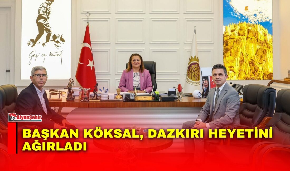 Afyonkarahisar Belediye Başkanı Burcu Köksal, Dazkırı Belediye Başkanı Fatih Çiçek