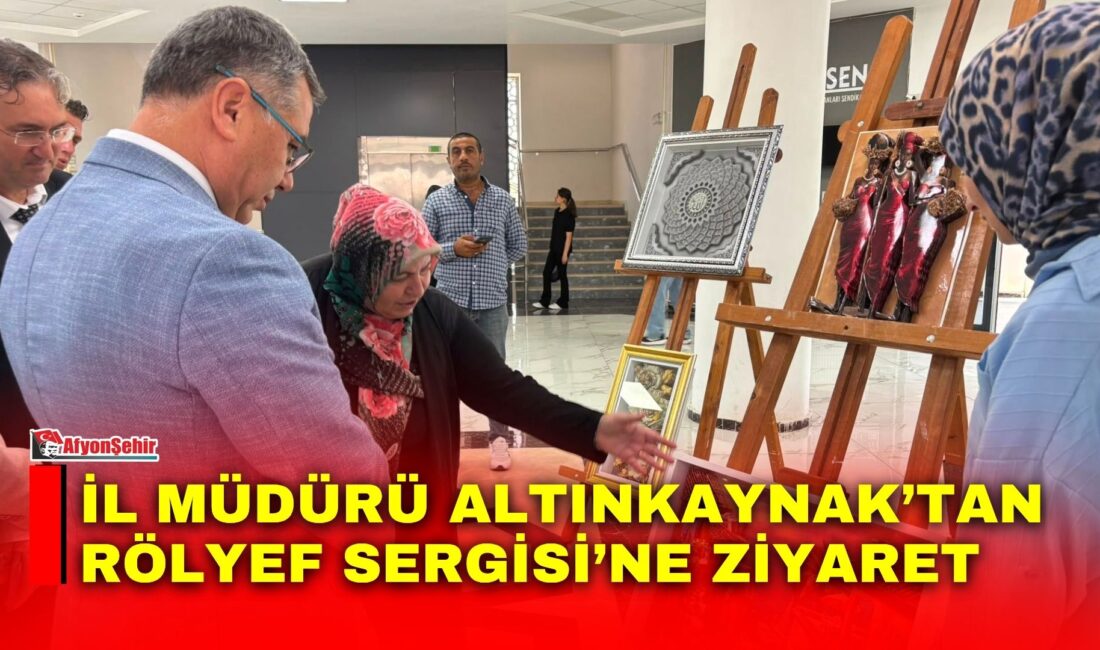 Afyonkarahisar İl Milli Eğitim Müdürü İsmail Altınkaynak, Halk Eğitimi Merkezi