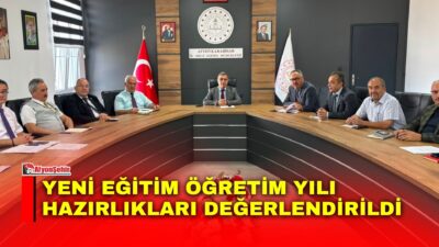 Afyonkarahisar İl Milli Eğitim Müdürü İsmail Altınkaynak başkanlığında gerçekleştirilen toplantıda,