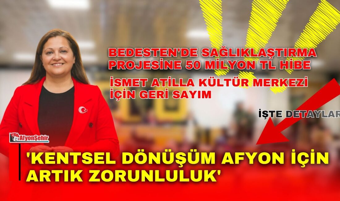Afyonkarahisar Belediye Başkanı Burcu Köksal, ağustos ayı Belediye Meclisi toplantısının