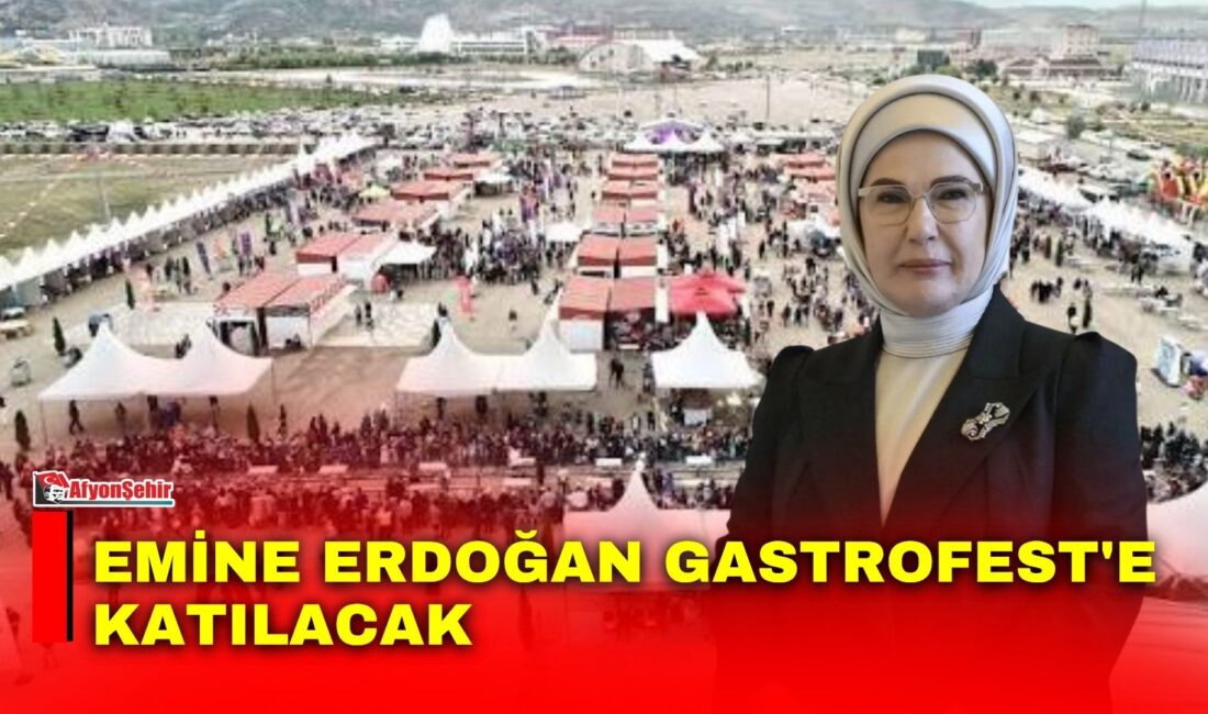 Cumhurbaşkanı Recep Tayyip Erdoğan'ın eşi Emine Erdoğan'ın, bu yıl Afyonkarahisar'da