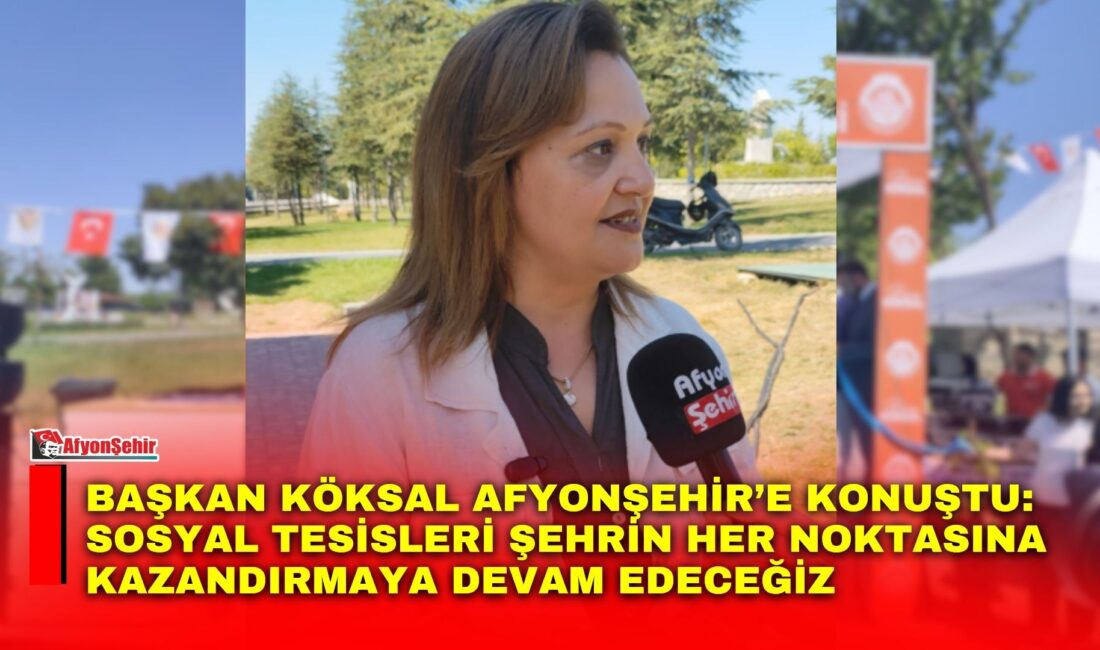 Afyonkarahisar Belediyesi tarafından Bülent Ecevit Millet Bahçesi içerisinde hizmete sunulan