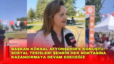 Afyonkarahisar Belediyesi tarafından Bülent Ecevit Millet Bahçesi içerisinde hizmete sunulan