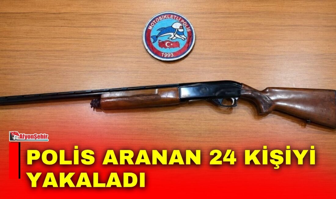 Afyonkarahisar’da son bir hafta içerisinde polis tarafından gerçekleştirilen denetim ve