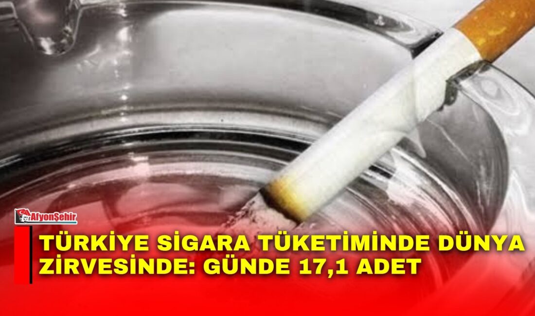Türkiye sigara tüketiminde dünya zirvesinde: Günde 17,1 adet Göğüs Hastalıkları Uzmanı Prof. Dr. Şevket Özkaya, Türkiye’nin kişi başına