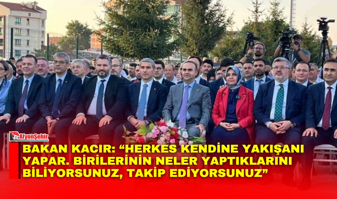 Sanayi ve Teknoloji Bakanı Mehmet Fatih Kacır, “25 yıl asırlara