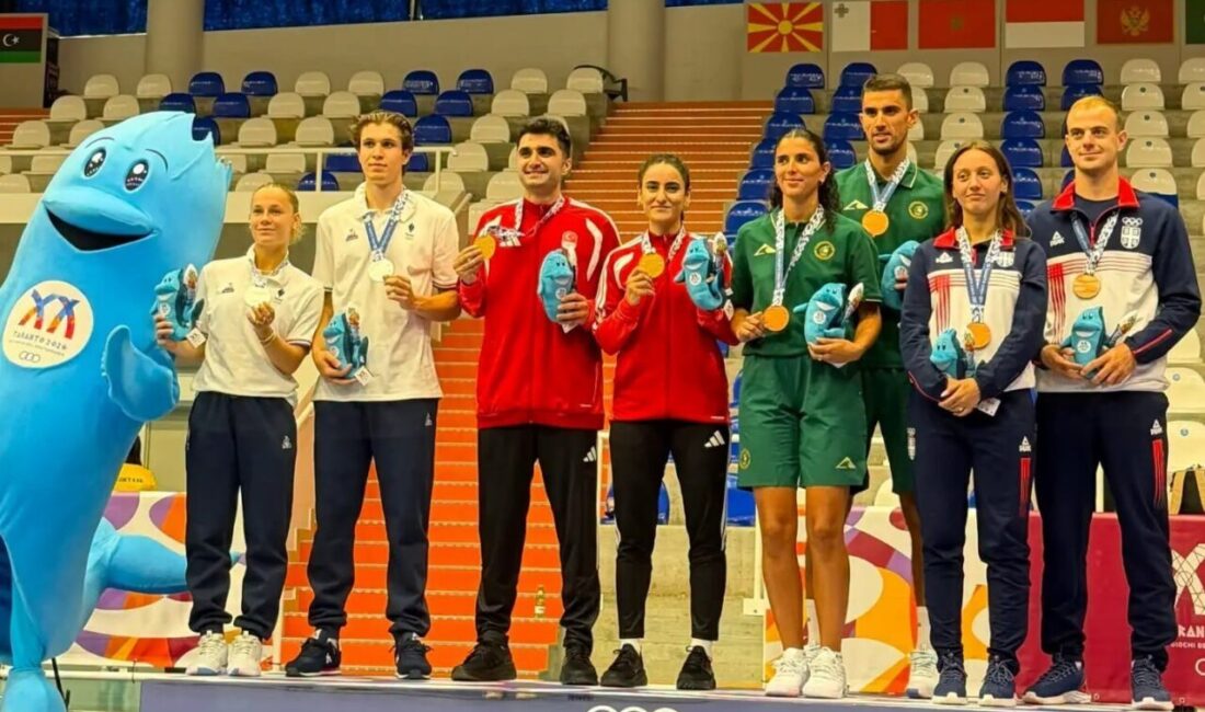 İtalya’nın Taranto kentinde düzenlenen 20. Akdeniz Oyunları’nda Türkiye, badminton branşında
