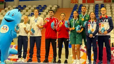 İtalya’nın Taranto kentinde düzenlenen 20. Akdeniz Oyunları’nda Türkiye, badminton branşında