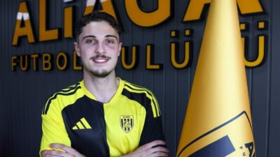 Aliağa FK, Bucaspor 1928 forması giyen kanat oyuncusu Ali Emir