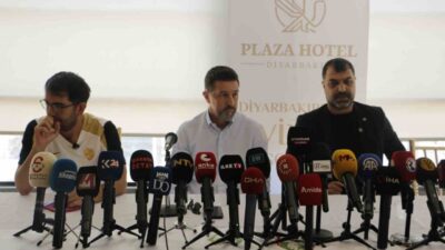 Amed Sportif Faaliyetler Teknik Direktörü Besnik Hasi ve Futbol Şube