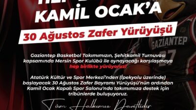 Şehitkamil Belediye Başkanı Umut Yılmaz, Şehitkamil Turnuvası kapsamında 29 Ağustos