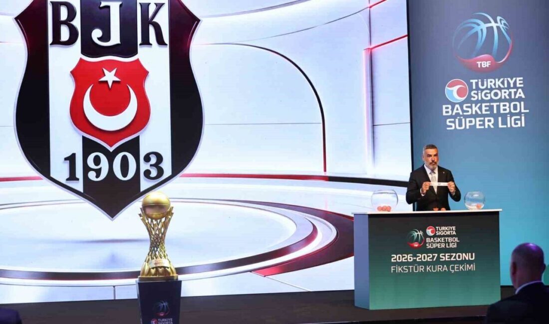 Türkiye Sigorta Basketbol Süper Ligi’nde 2026-2027 sezonunun fikstür kura çekimi