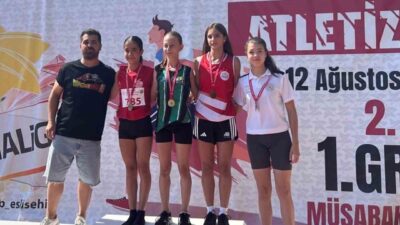 Bilecikli sporcu Nurefşan Olgun uzun atlamada Türkiye üçüncüsü oldu. Bilecikli