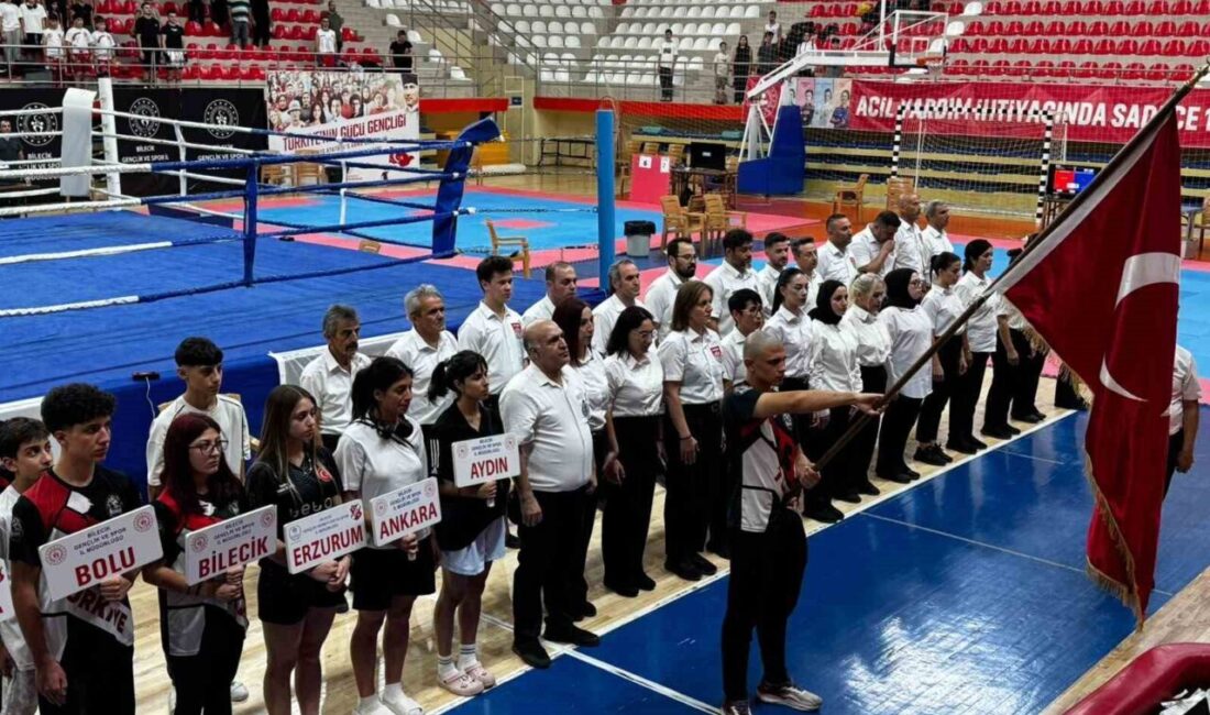 Bilecik’te İller Arası Kick Boks Şampiyonasına 21 ilden 480 sporcu katıldı Bilecik’te bu yıl 2.’si düzenlenen İller Arası Kick Boks Şampiyonası’na