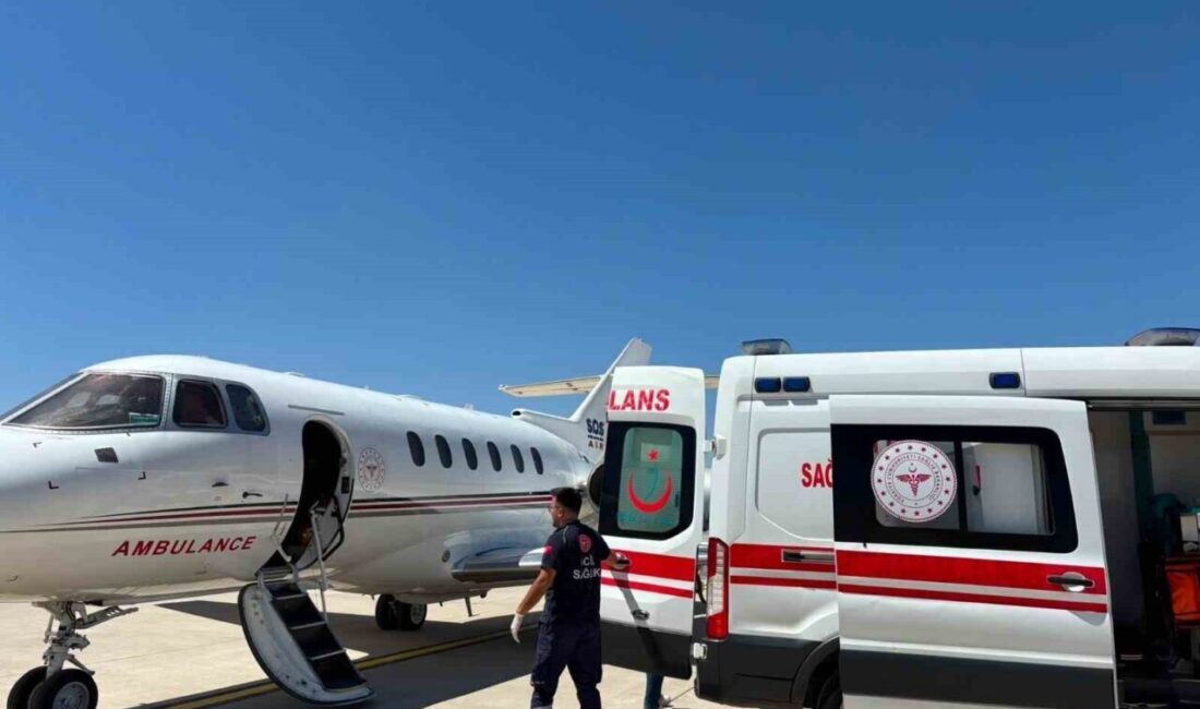 Bingöl’de 4 aylık bebek uçak ambulansla Ankara’ya sevk edildi Bingöl Devlet Hastanesi’nde kalp yetmezliği ve metabolik hastalık şüphesiyle tedavi