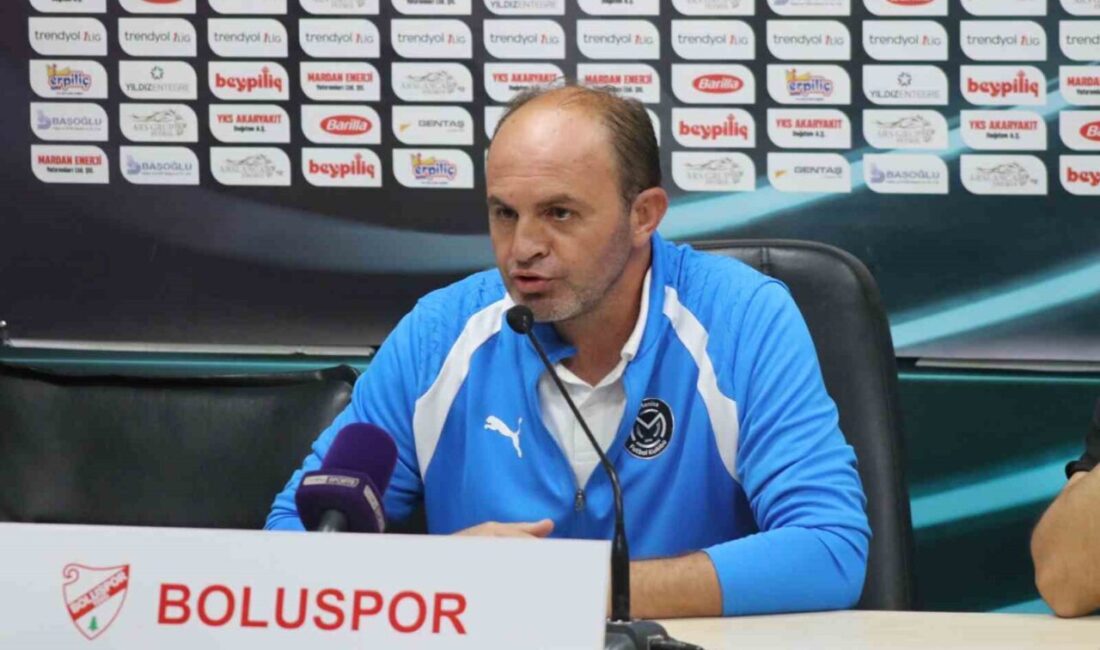 Boluspor-Manisa FK maçının ardından Trendyol 1. Lig’in 1. haftasında Boluspor-Manisa FK maçının ardından teknik