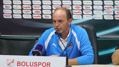 Trendyol 1. Lig’in 1. haftasında Boluspor-Manisa FK maçının ardından teknik