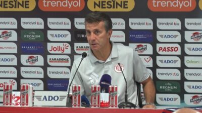 Antalyaspor Teknik Direktörü Bülent Korkmaz, Pendikspor maçının ardından, 3 maçta