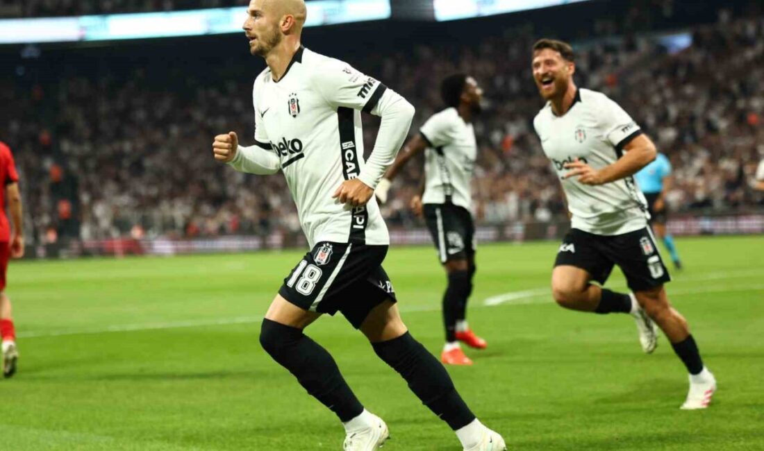 Beşiktaş’ın Çek kanat oyuncusu Vaclav Cerny, Çorum FK karşısında attığı