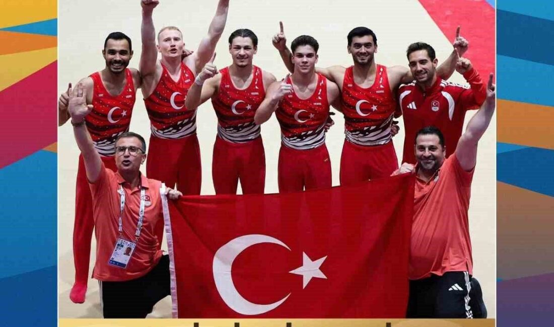 20. Akdeniz Oyunları’nda Artistik Cimnastik Erkek Milli Takımı şampiyonluğa ulaştı.