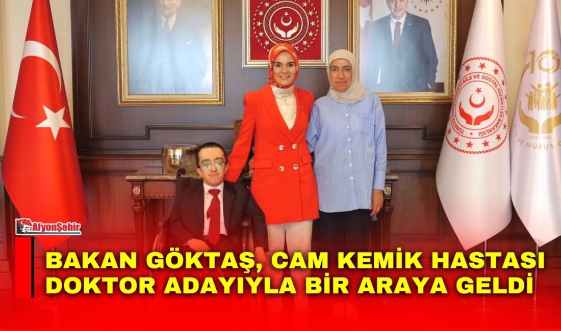 Aile ve Sosyal Hizmetler Bakanı Mahinur Özdemir Göktaş, doğuştan cam