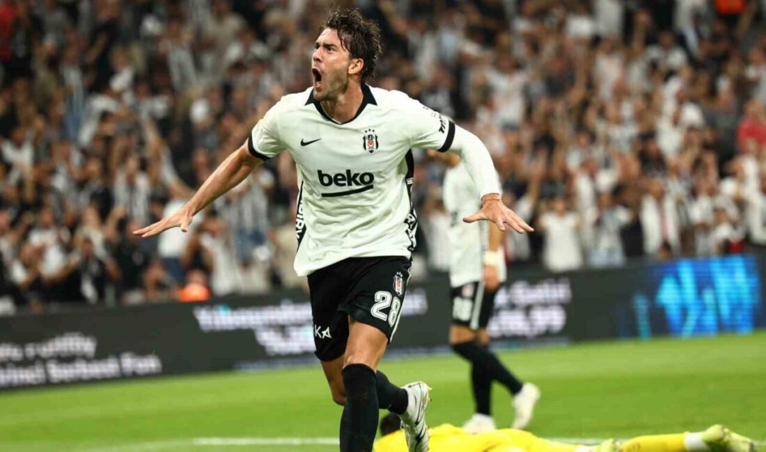 Beşiktaş’ın Sırp santrforu Dusan Vlahovic, siyah-beyazlı formayla ilk gollerini Çorum