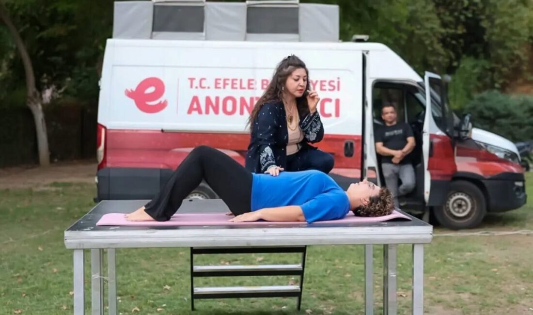 Efeler Belediyesi tarafından Pınarbaşı’nda düzenlenen “Açık Havada Nefes Egzersizi” etkinliğinde