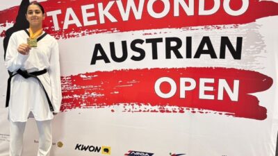 Avusturya Open Uluslararası Taekwondo Şampiyonası’nda Elazığlı sporcu Ebrar Acar, kendi