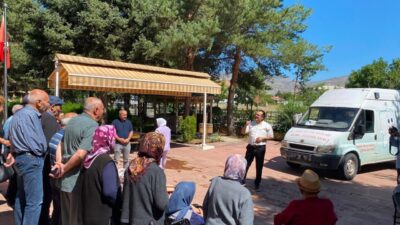 Erzincan İl Sağlık Müdürlüğü ekipleri, 100. Yıl Atatürk Huzurevi ve