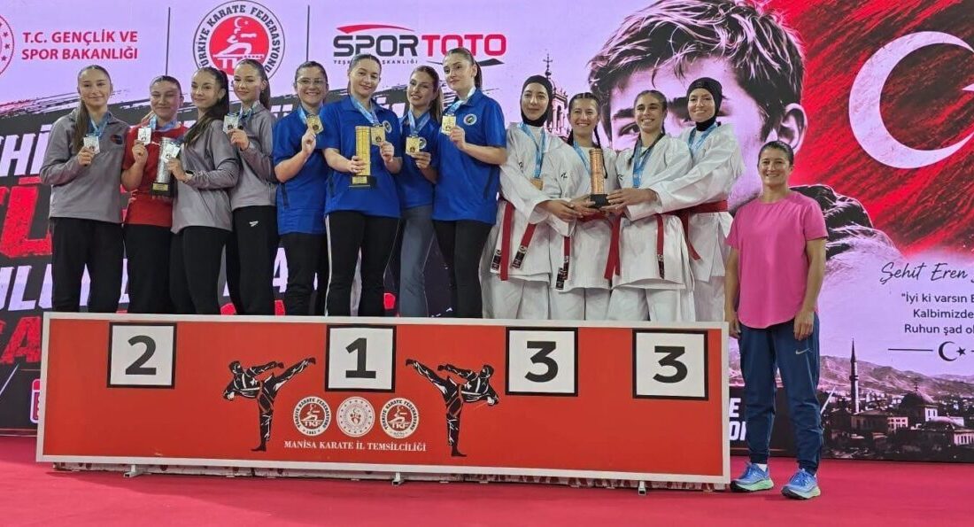 Manisa’da düzenlenen Şehit Eren Bülbül Türkiye Kulüplerarası Büyükler Takım Karate