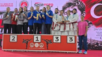 Manisa’da düzenlenen Şehit Eren Bülbül Türkiye Kulüplerarası Büyükler Takım Karate