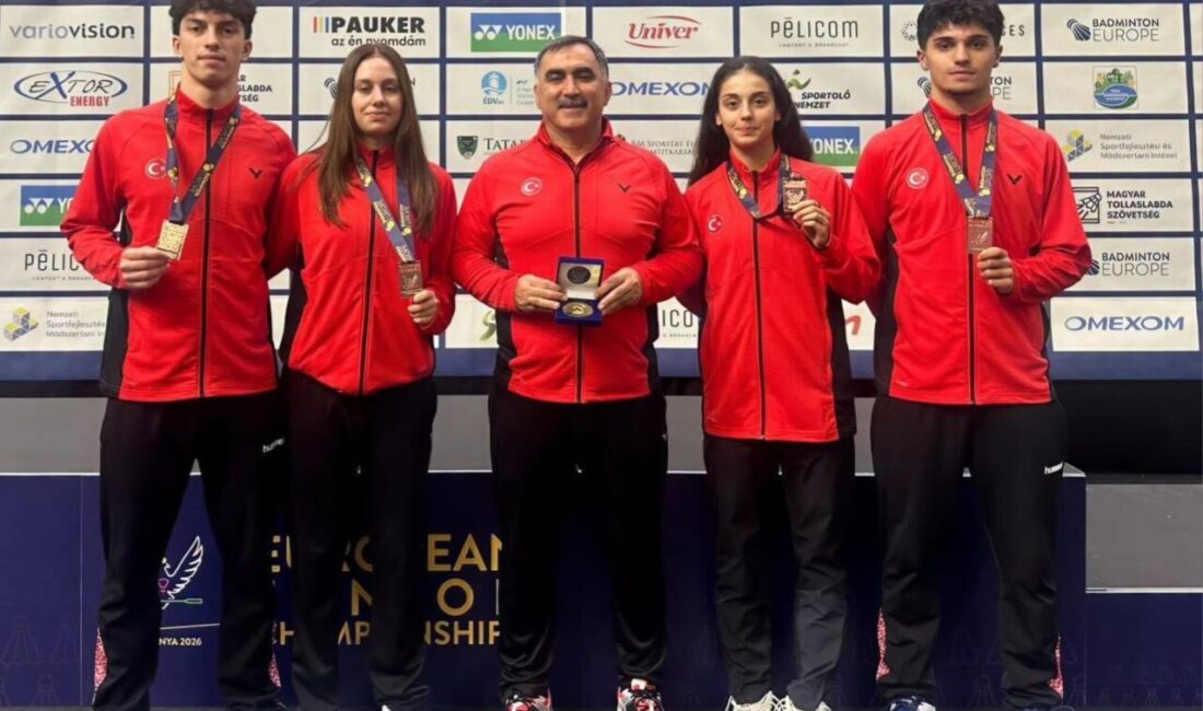 Avrupa Gençler Badminton Şampiyonası’nda mücadele eden Genç Milli Takım, organizasyon
