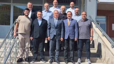 Sivas Gençlik ve Spor İl Müdürü Şahin Ertem ve beraberindeki