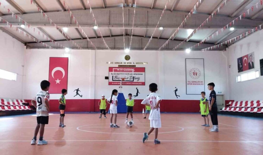 Elazığ Sivrice’de yaz dönemi kapsamında 7-15 yaş aralığındaki çocuklar ve