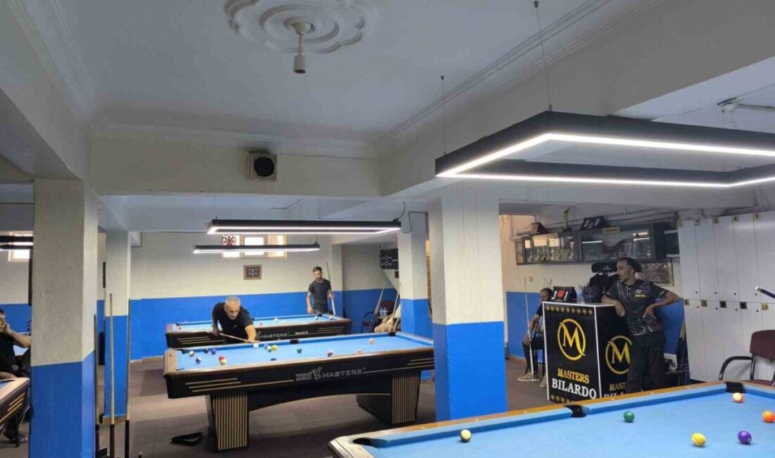Siirt’in Kurtalan ilçesinde düzenlenen Güneydoğu Bölge Bilardo Şampiyonası, bölgenin farklı