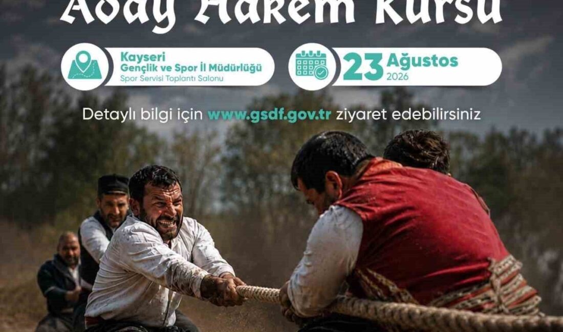 Halat çekme branşında hakemlik yapmak isteyen adaylar için 23 Ağustos’ta