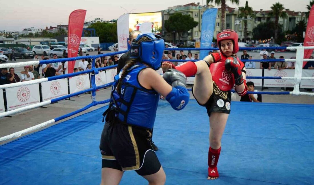 SAMSUN (İHA) – İller Arası Muay Thai Açık Hava Turnuvası’na