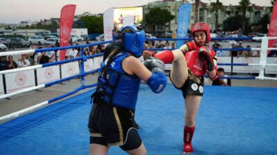 SAMSUN (İHA) – İller Arası Muay Thai Açık Hava Turnuvası’na