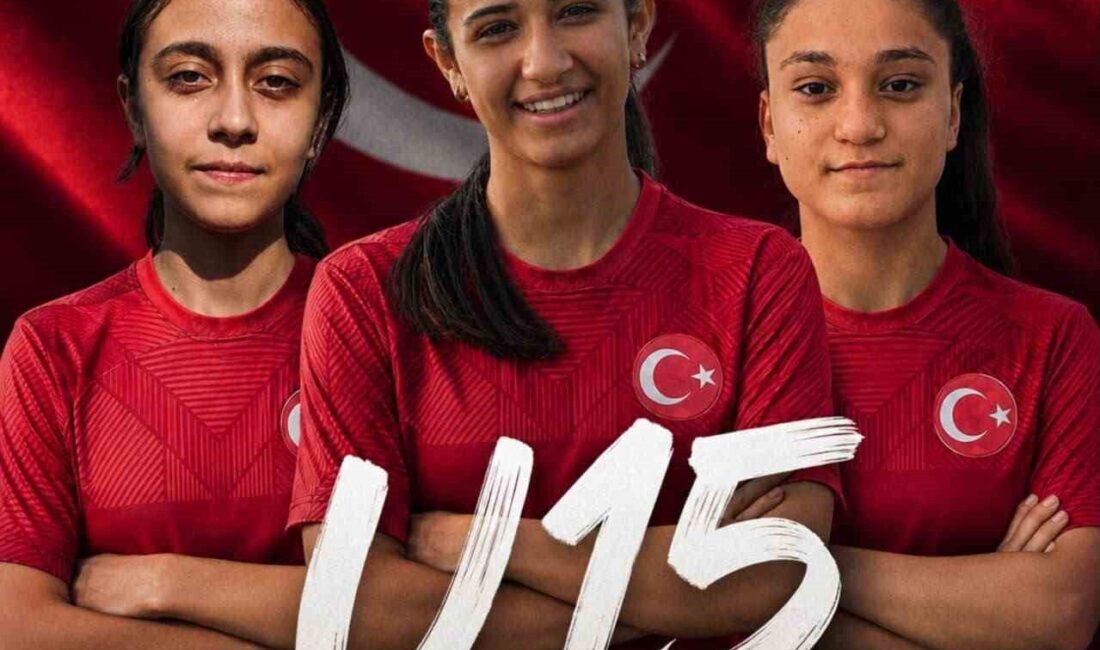 Kayseri Kadın Futbol Kulübü U15 takımından 3 oyuncu Milli Takım
