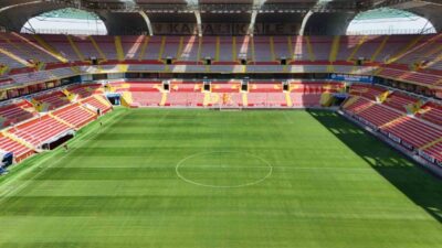 Kayserispor’a ev sahipliği yapan 32 bin seyirci kapasiteli Kayseri Büyükşehir