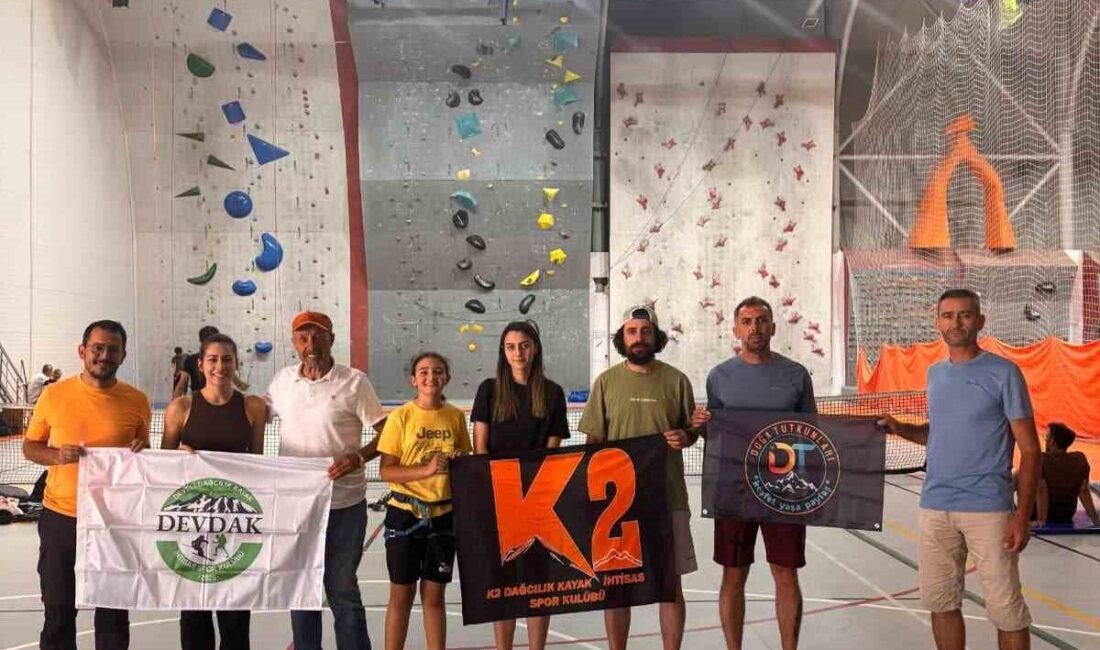 Türkiye Dağcılık Federasyonu’nun Nevşehir’de düzenlediği Spor Tırmanış Temel Eğitimi’ne katılan