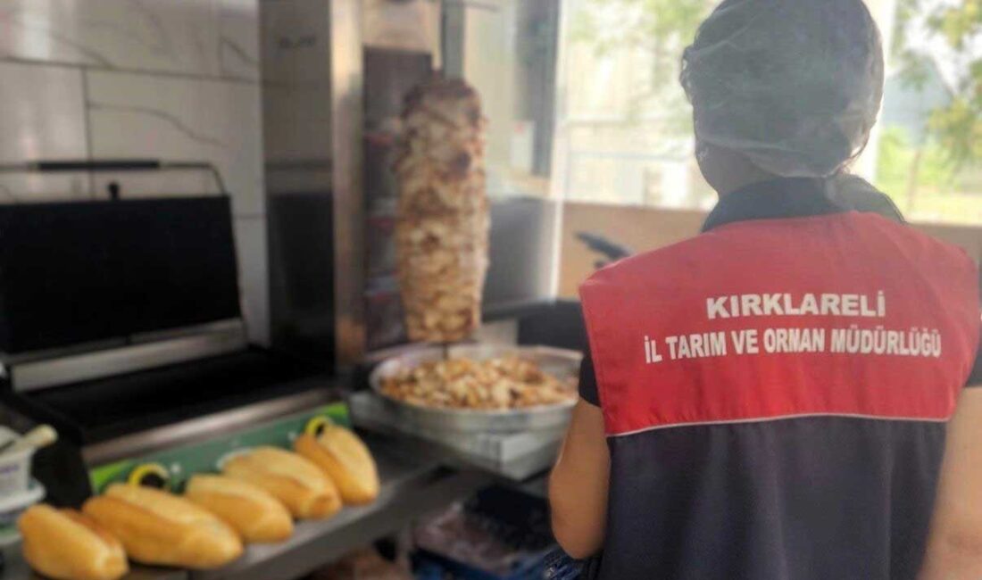 Kırklareli İl Tarım ve Orman Müdürlüğü teknik personelleri tarafından, gıda
