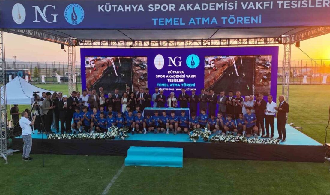 Kütahyaspor Akademisi Vakfı tarafından Yoncalı’da hayata geçirilecek sosyal tesislerin temeli
