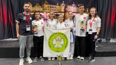 İsviçre’de düzenlenen Uluslararası Basel Open Masters Karate Turnuvası’nda Manisa Büyükşehir