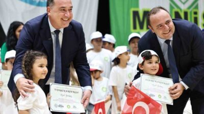 Manisa Büyükşehir Belediyespor Kulübü tarafından düzenlenen Yaz Spor Okulları, kapanış